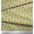 thumbnail image 3 of Soimoi Cotton Voile Fabric Text,Tree & Owl Cartoon Decor Fabric Printed Yard 56 Inch Wide, 3 of 3