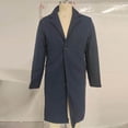thumbnail image 2 of Ceisia Men's Slim Notched-Lapel Single-Breasted Mid-Length Wool-Blend Coat Gift, 2 of 5