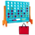 thumbnail image 1 of Costway Wall Mounted or Tabletop Giant 4 in a Row Jumbo 4-to-Score Connect Game Set Orange, 1 of 10