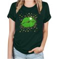 thumbnail image 2 of T-Shirt de la Saint-Patrick pour Femmes, Mode, Imprimé de la Saint-Patrick, Col Rond, Manches Courtes, T-Shirt Décontracté, Haut, T-Shirts de la Saint-Patrick pour Femmes, 2 of 4