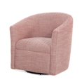 thumbnail image 3 of Comfort Pointe Lynton Henna Brick Red Fabric Swivel Accent Chair, 3 of 7