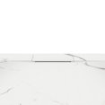 thumbnail image 3 of Emberveil Marble White SMC Shower Base 36" x 36" – Low Profile Anti-Slip Stone Texture with Side Drain, 3 of 6