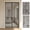 2Pcs self sealing mesh curtain Under $5 a1, variant on RRJ Magnetic Screen Door, Mosquito Net Door Curtain No Drill, Self Sealing Mesh Curtain for Patio Entryway Bedroom Kitchen Balcony, 90x210cm