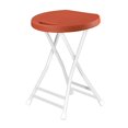 thumbnail image 2 of Folding Stool High Stool Camp Stool Furniture Round Stool Camping Chair Foldable red, 2 of 9