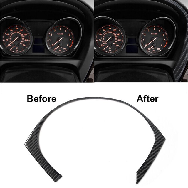 for BMW Z4 E89 2009-2016 Carbon Fiber Interior Speedometer Surround Cover Trim