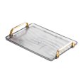 thumbnail image 1 of Decorative Tray Drinks Tea Cups Vanity Tray Entertaining Perfume Candle Tray for 30.5cmx22cmx4.5cm, 1 of 9