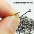thumbnail image 3 of 50Pcs/Box Fishing Hook High Strength Super Sharp Fishing Tackle Barbed Single Circle Carp Hook Fishing Accessory, 3 of 7
