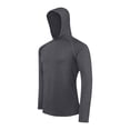 thumbnail image 2 of Handshe Summer Print Hooded Sun Jacket, Lightweight Breathable UPF Sun Protection Long Sleeve with Thumb Holes, Hiking Running Outdoor Wear Rash Guard,Plus Size, 2 of 4