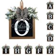 thumbnail image 1 of Décorations de Porte d'Entrée Signe de Couronne d'Alphabet Décoration Suspendue Extérieure 11.8"*11.8", 1 of 3