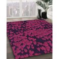 thumbnail image 3 of Ahgly Company Tapis Rectangulaire Lavable en Machine Intérieur Transitionnel Rouge Framboise, 2 Pieds x 4 Pieds, 3 of 7