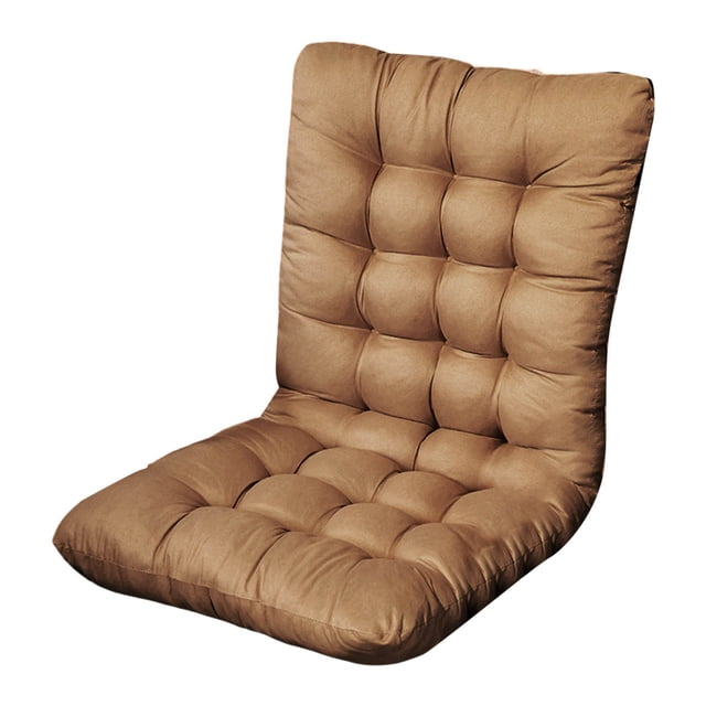 Coussin de Chaise Toutes Saisons avec Sangles Sécurisées pour Meubles de Patio et Sièges Intérieurs