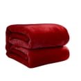thumbnail image 2 of Blanket, Solid Warm Fleece Blanket Throw Rug Sofa Bedding Coral Blankets Throws, Warm Scarf, 2 of 2