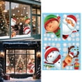 thumbnail image 2 of TIELUTT 4PCS Stickers for Holiday Scrapbooking and with Festive Santa Snowman Reindeer Patterns Props for Photo Booth 50s Stickers Found Photo Girl Positive Stickers Floor Blanket for Photography, 2 of 6