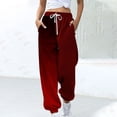 thumbnail image 1 of TIMIFIS Sweatpants Women High Waisted Baggy Sweatpants Fall Casual Gradient Printed Drawstring Jogger Pants with Pocket, 1 of 5