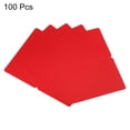 thumbnail image 3 of Unique Bargains Blank Greeting Cards,100pack Favor Decor Foldable Blank Card ,Red Card Paper, 3 of 5
