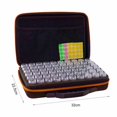 thumbnail image 4 of 120 Slots  Painting Storage Case Shockproof  Art Craft Accessories Containers for Jewelry Beads Rings Charms Glitter Rhinestones Come with 120 Plastic Jars, 4 of 9