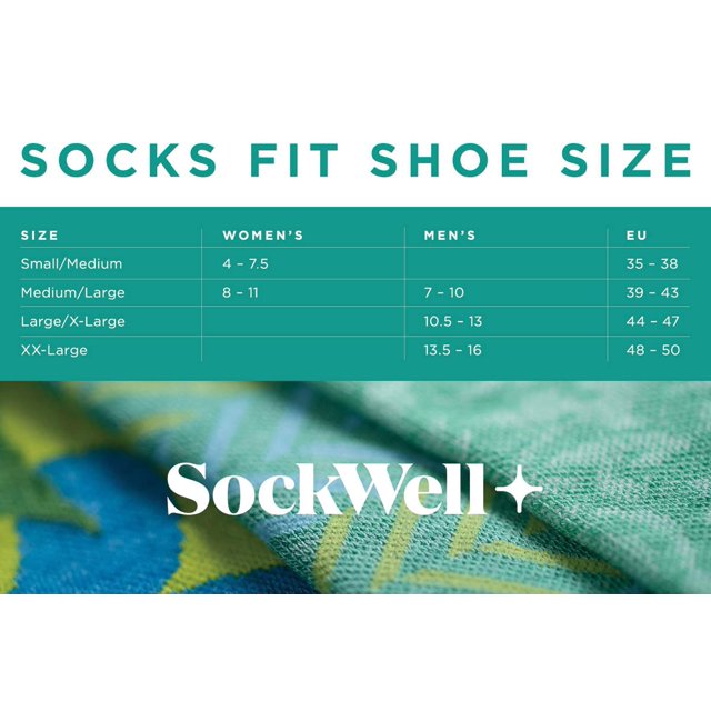 Sockwell Chaussette Mi-Mollet en Sergé pour Femmes, Charbon - P/M