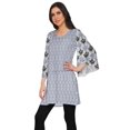 thumbnail image 2 of Moomaya Kurta Court Imprimé Kimono Tunique à Manches pour Femmes Tenue d'Été Kurti pour Dames, 2 of 5