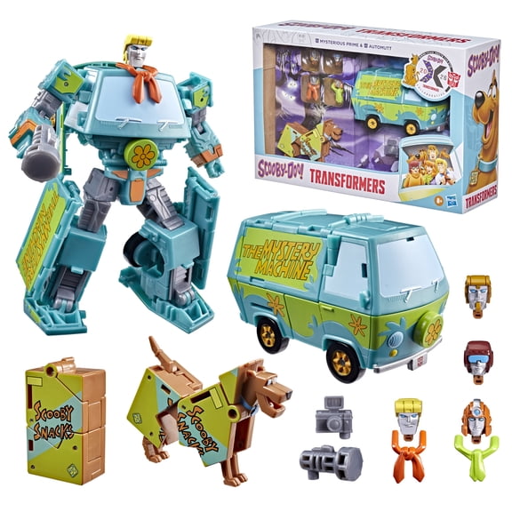 Transformers Scooby Doo Mysterious Prime & Automutt Converting Action Figure Set