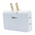 thumbnail image 1 of 3 Way Rotatable Socket Converter - Foldable, 2 Prong, 2500W, High Conductivity, Space-saving, 1 of 5