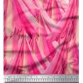 thumbnail image 3 of oneOone Georgette Viscose Fabric Stripe & Floral Panel Printed Fabric 1 Yard 42 Inch Wide, 3 of 3