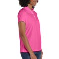 thumbnail image 3 of Hanes Polo de Performance Sport Cool DRI pour Femmes, m, Rose Wow, 3 of 4