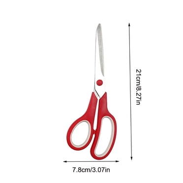 yulier Stainless Steel Scissors with Ultra Sharp Blades and Comfort Grip Handles, Home Office School Scissors Sewing Craft Scissors Student Scissors