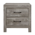 thumbnail image 4 of Topline Home Furnishing Rustic Grey Nightstand, 4 of 5