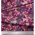 thumbnail image 2 of Soimoi Polyester Crepe Fabric & Orchids Floral Fabric Prints by Yard 42 Inch Wide, 2 of 3