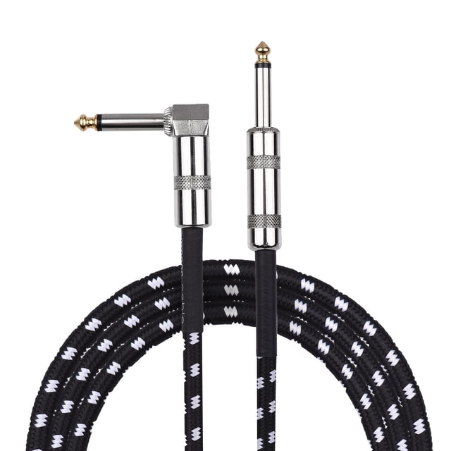 Amdohai Guitar Cable 6.35mm (1/4 Inch) TS Straight to Right