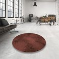 thumbnail image 4 of Ahgly Company Tapis d'Intérieur Lavable en Machine Carré Transitionnel Acajou Brun, 4 Pieds Carré, 4 of 7
