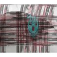 thumbnail image 4 of oneOone Viscose Chiffon Fabric Swirl & Check Ikat Print Fabric BTY 42 Inch Wide, 4 of 4