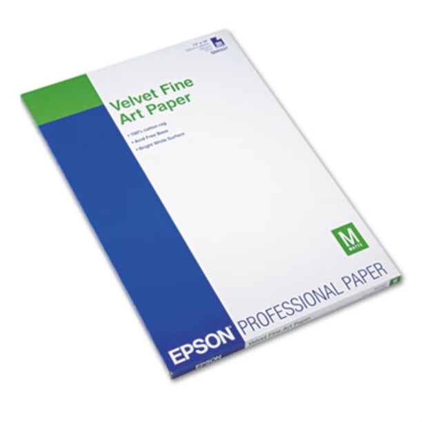 Epson Paper-velvet Fine Art Superb 13x19 20ct - Walmart.ca