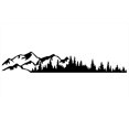 thumbnail image 1 of Yeacher 1 Pcs Universal Vinyl Trees Mountain Forest Graphic Stickers Car Emblem Graphic Emblem Sticker, 1 of 7