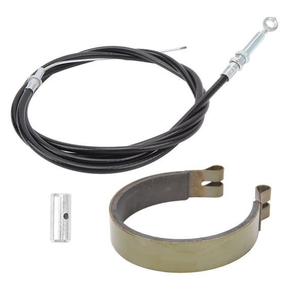 CUITING Kit de Freins Arrière 4 Pouces avec Câble de Traction d'Accélérateur de 1,55m pour Kart, Cour, Mini Vélo, ATV