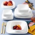 thumbnail image 2 of Corelle Pure White 9" Square Glass Salad Plate (Set of 6), 2 of 3