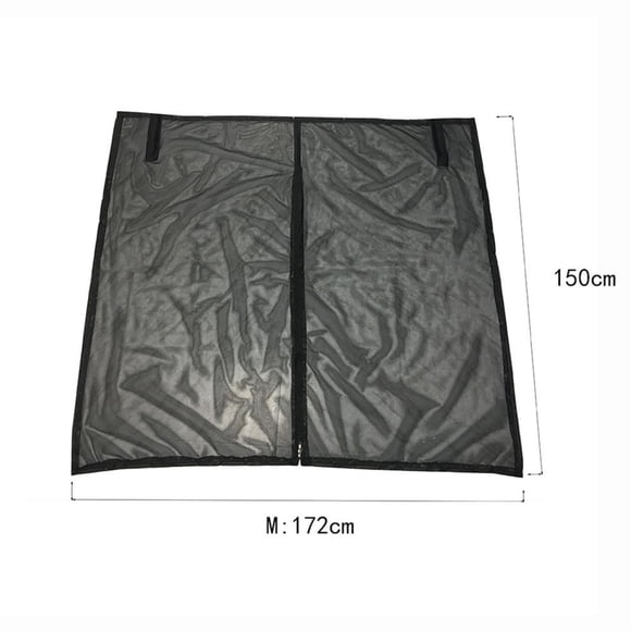 Feltree Wing Door Boot Cover Sun Protection Size Sun Protection Curtains Magnetic Fly Screen Mesh Mosquito Net for Roof Motorhome Camping