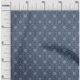 thumbnail image 2 of oneOone Polyester Spandex Blue Fabric Damask Dress Material Fabric Print Fabric By The Yard 56 Inch Wide, 2 of 5
