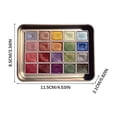 thumbnail image 2 of Boovnll Tool Kit, 20 Colors of Pearlescent Solid Watercolor Pigment Watercolor Painting Pearlescent Coloring, Tool Set, Home Essentials, Household Essentials, 2 of 3