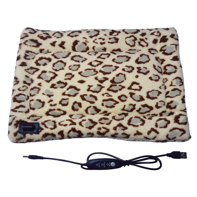 Pet Warmer Heating Pad Doghouse Washable Three-Speed Thermostat For Cats And Dogs Convenient Plush Fabric
