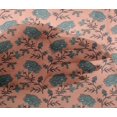 thumbnail image 4 of oneOone Viscose Chiffon Fabric Leaves & Floral Block Printed Craft Fabric BTY 42 Inch Wide, 4 of 4