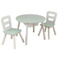 thumbnail image 1 of KidKraft Round Storage Table & 2 Chair Set - Mint, 1 of 9