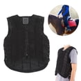 thumbnail image 4 of Equestrian Vest, Equestrian Protective Vest One Piece Armor Lightweight With Extended Padding For Unisex For Adults Boys Girls Children M, 4 of 8