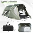 thumbnail image 2 of Costway Inflatable Camping Tent with Screened Porch, Mesh & Transparent Windows, Door, 2 of 10