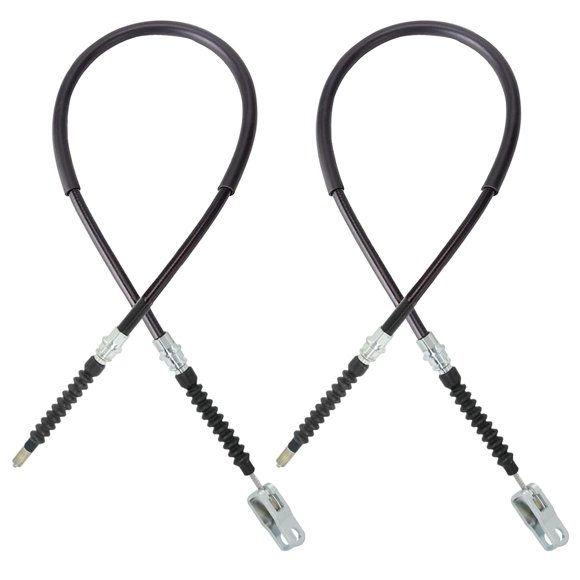 Golf Cart Accessories Brake Cable for ClubCar (2000-Up) Driver and Passenger Side 1020221-01,102022101,1019907,1 x Drivers Side 1 x Passenger Side,Black