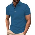 thumbnail image 1 of asjyhkr Golf Shirts for Men Quick drying Performance Short Sleeve Moisture-Wicking Workout Collared Shirts, 1 of 5