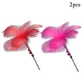 thumbnail image 1 of 2PCS Cat Feather Teaser Interactive Belle Chat Jouet Interactif Chat Teaser Baguette, 1 of 10