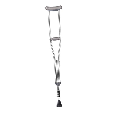 Milaget Underarm Crutch Anti Slip Portable Stability Walking Aid for Women Men Adult large