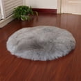 thumbnail image 4 of Agiferg Soft Artificial Sheepskin Rug Chair Cover Artificial Wool Warm Hairy Carpet Seat, 4 of 4