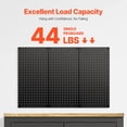 thumbnail image 2 of VEVOR Metal Pegboard Panels 3 Pcs 24" x 12" Wall Organizer for Garage Tool Storage, 2 of 8